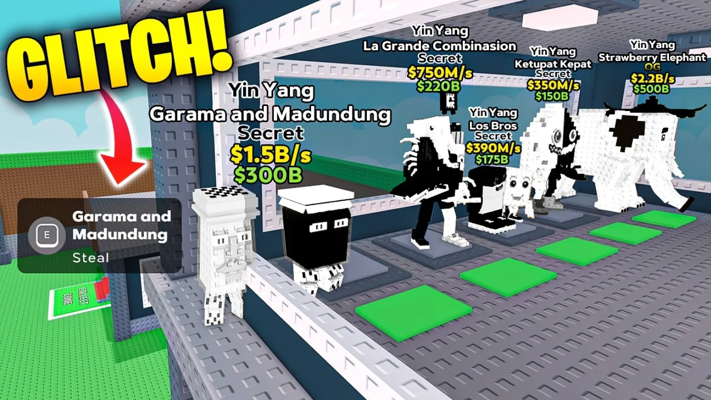 Admin Abuse con elefante fresa yin yang en Roblox