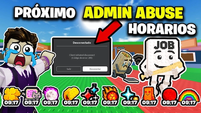 Horarios del admin abuse