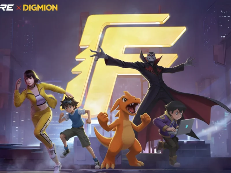 Colaboración de Free Fire x Digimon