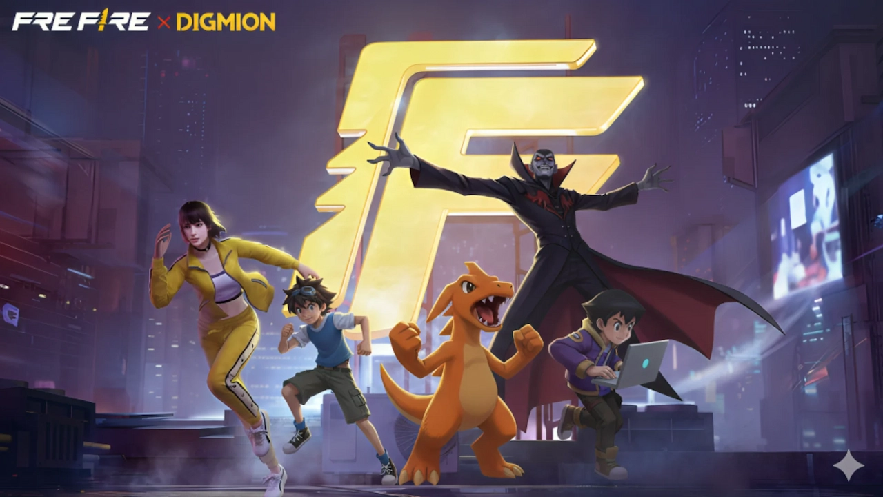 Colaboración de Free Fire x Digimon