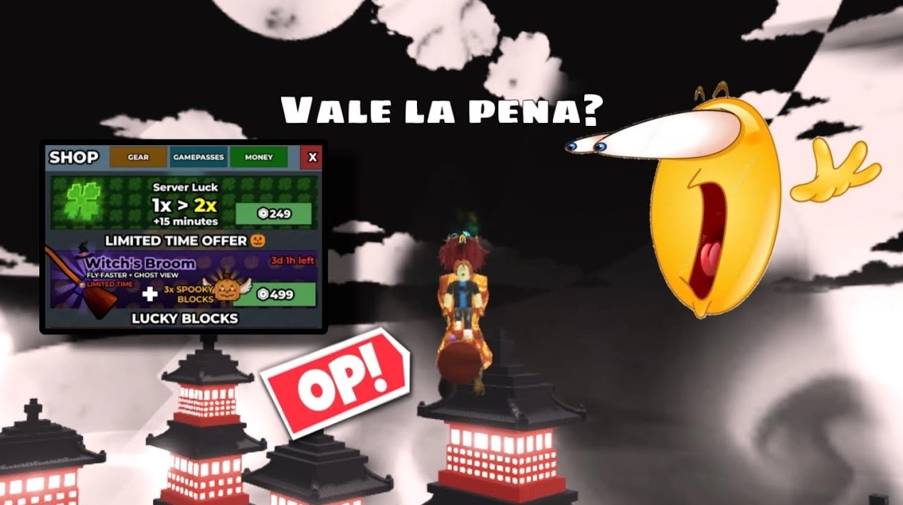 Escoba de la bruja en Roba un Brainrot