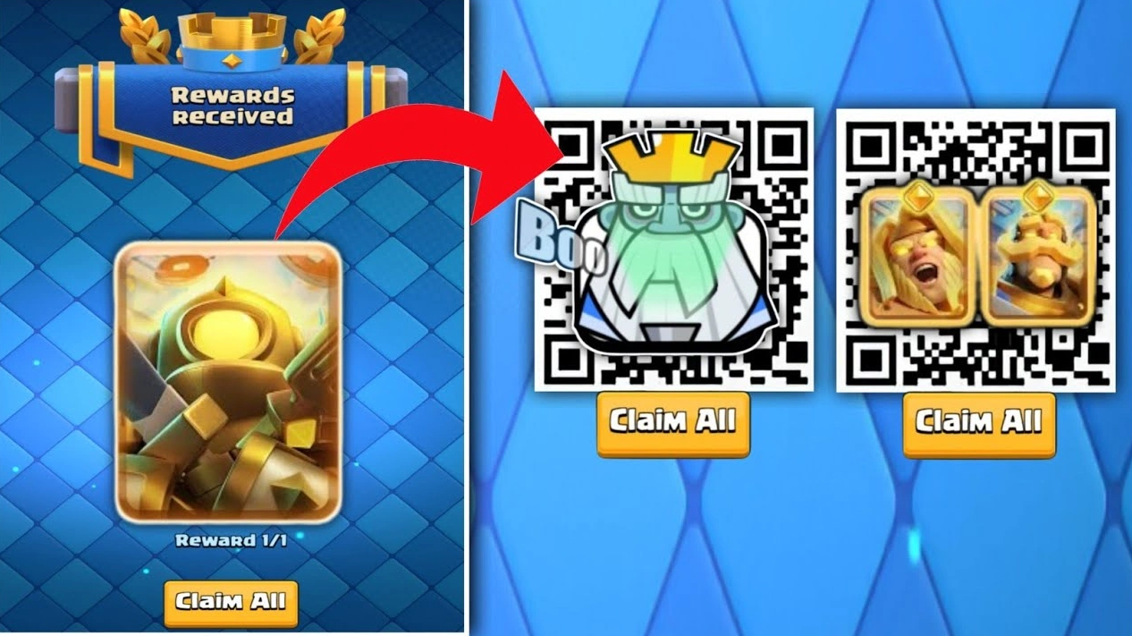 QR emotes Clash Royale