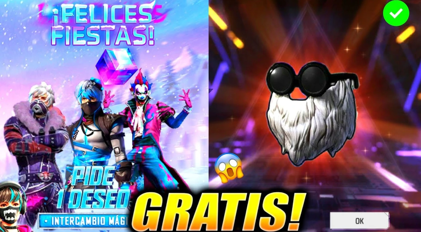 Barba del viejo en Free Fire