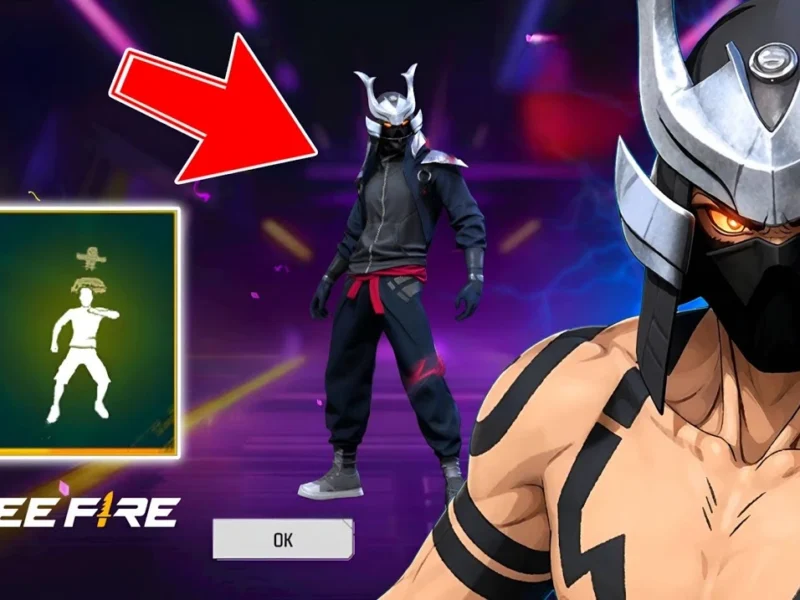 Conjunto guerrero de acero en Free Fire