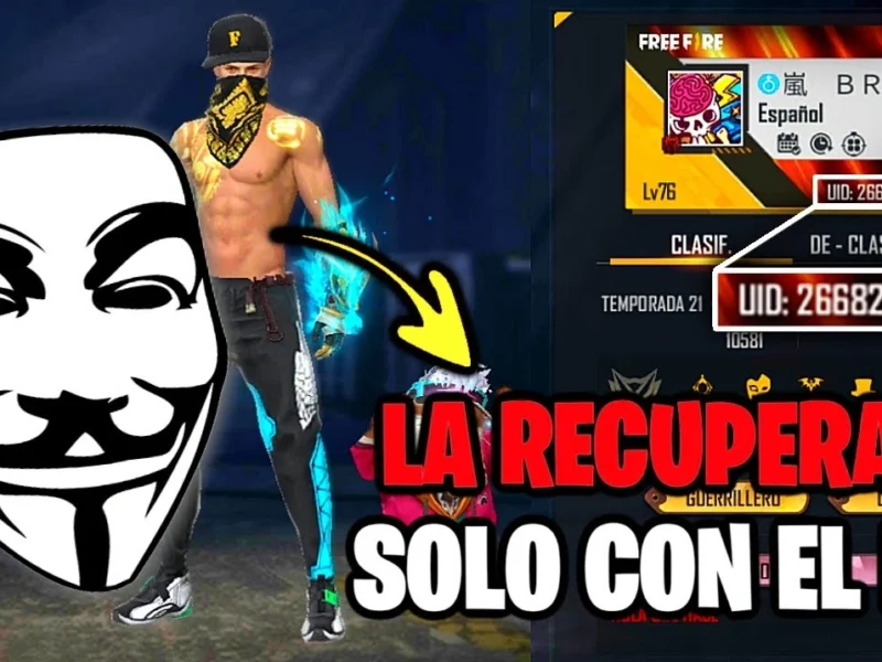 Recuperar cuenta de Free Fire