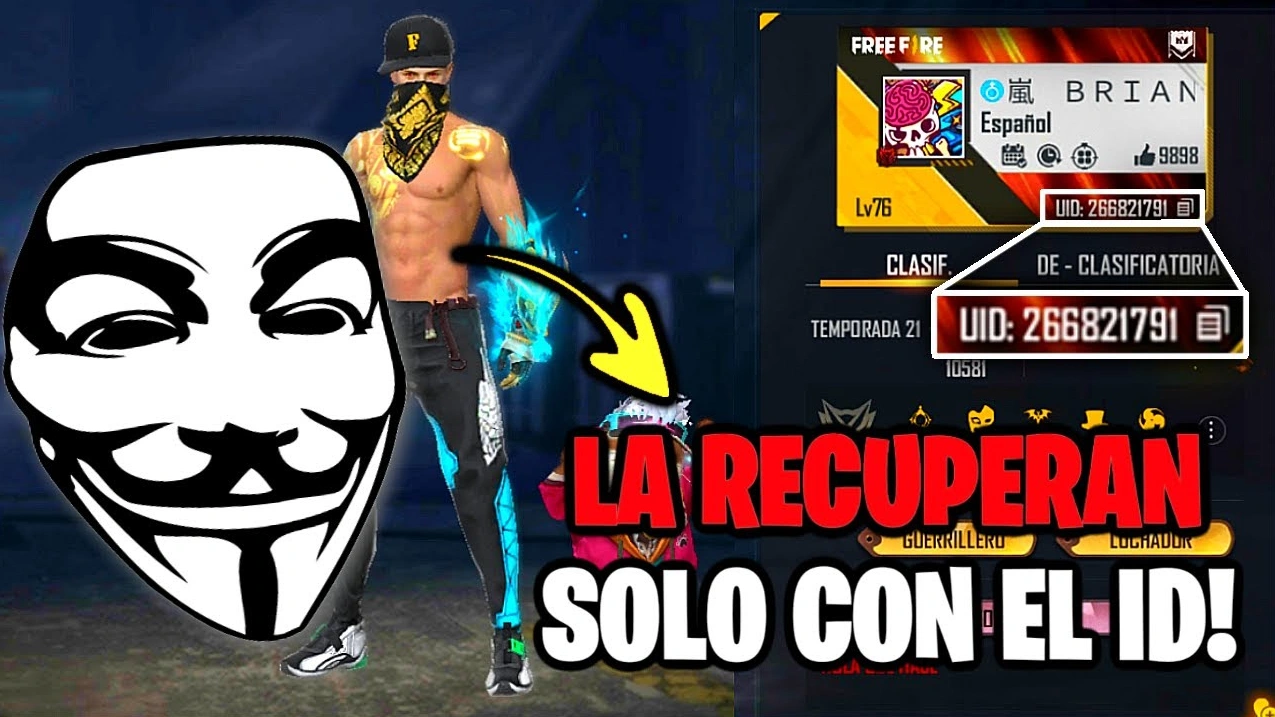 Recuperar cuenta de Free Fire