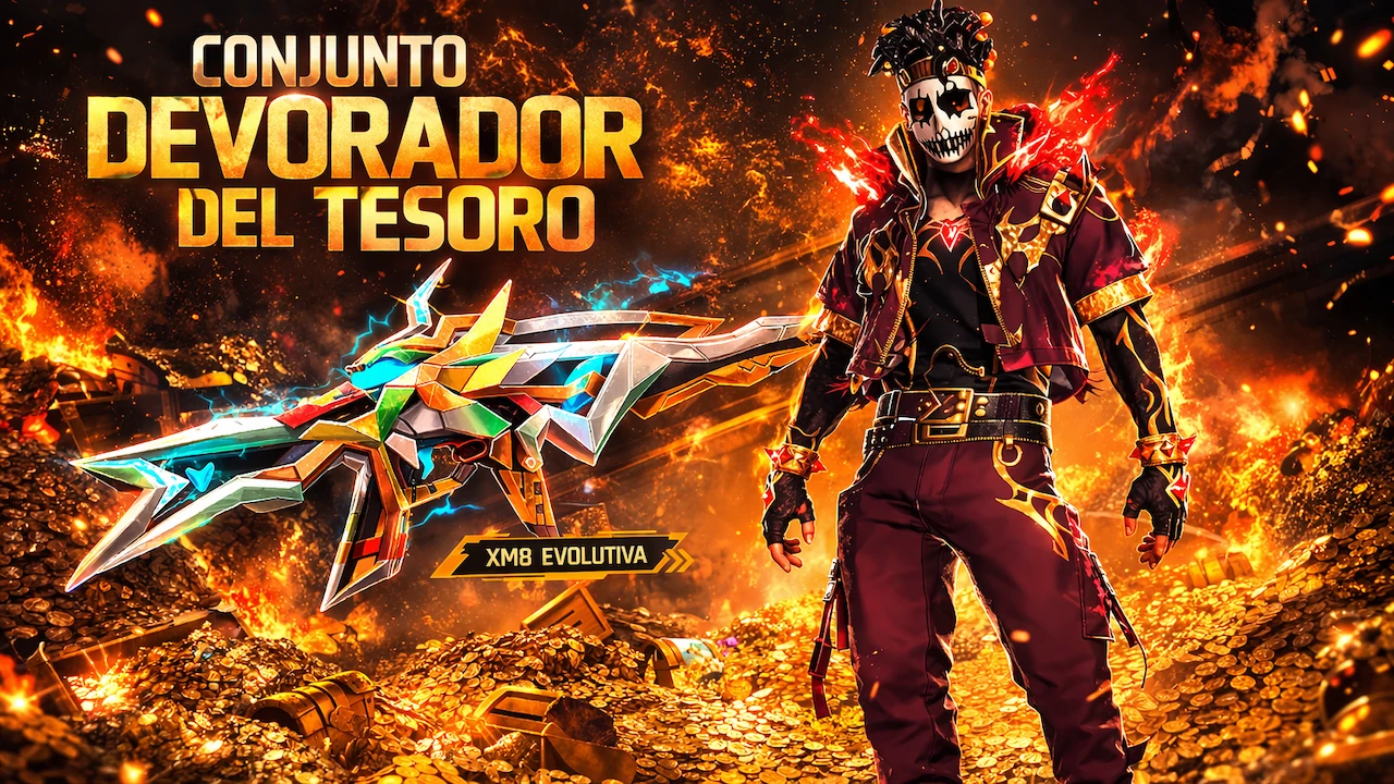 Skin Devorador de Tesoros + XM8 evolutiva