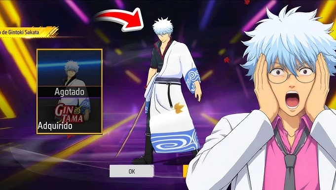Cómo conseguir la skin de Gintoki en Free Fire