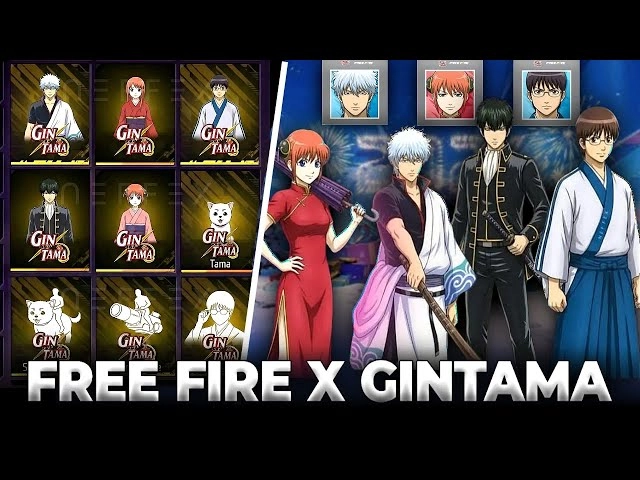Colaboración de Free Fire x Gintama