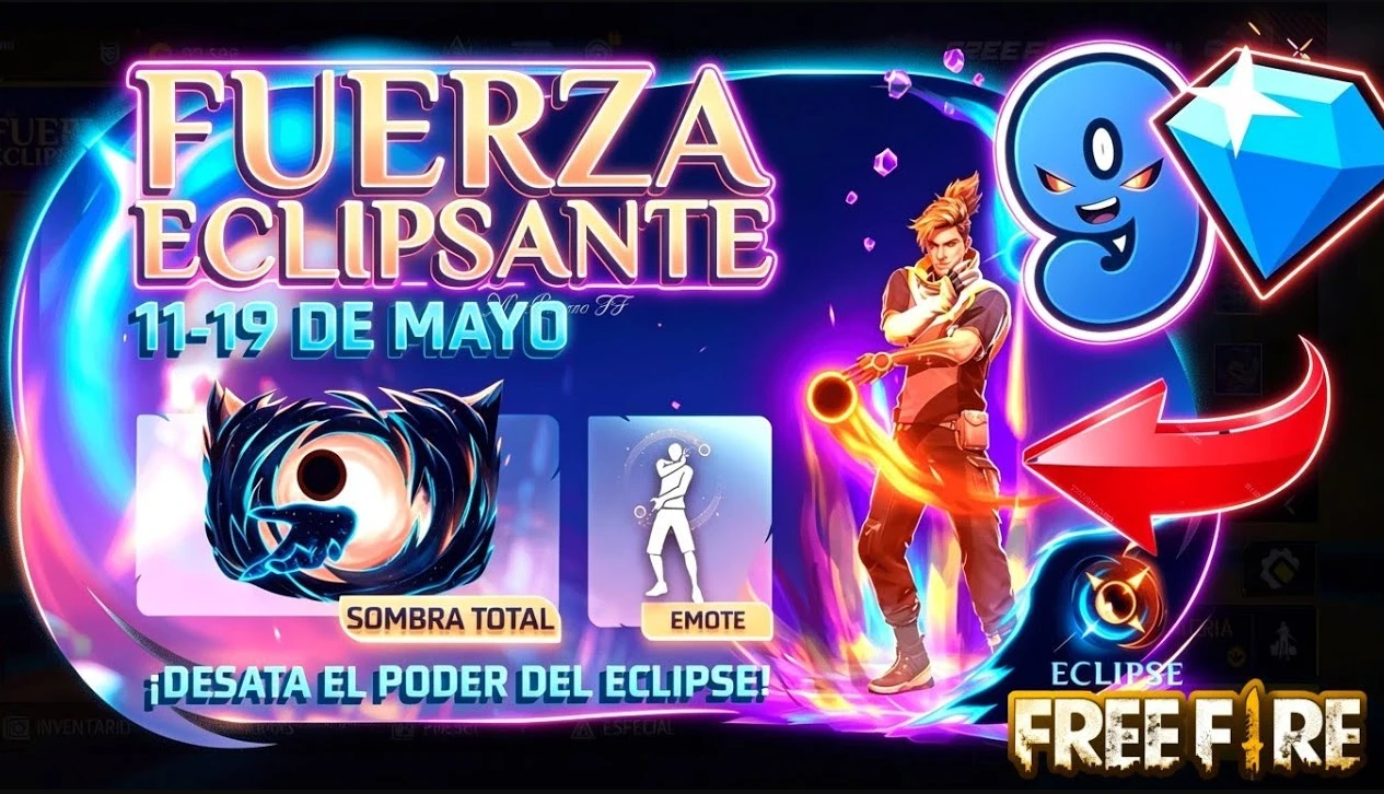 Emote fuerza eclipsante Free Fire