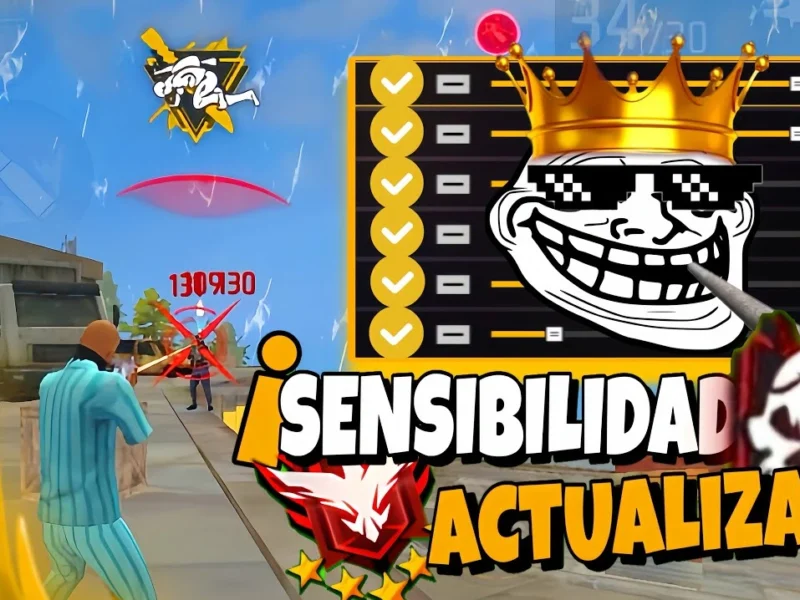 Sensibilidad actualizada para dar todo rojo en Free Fire