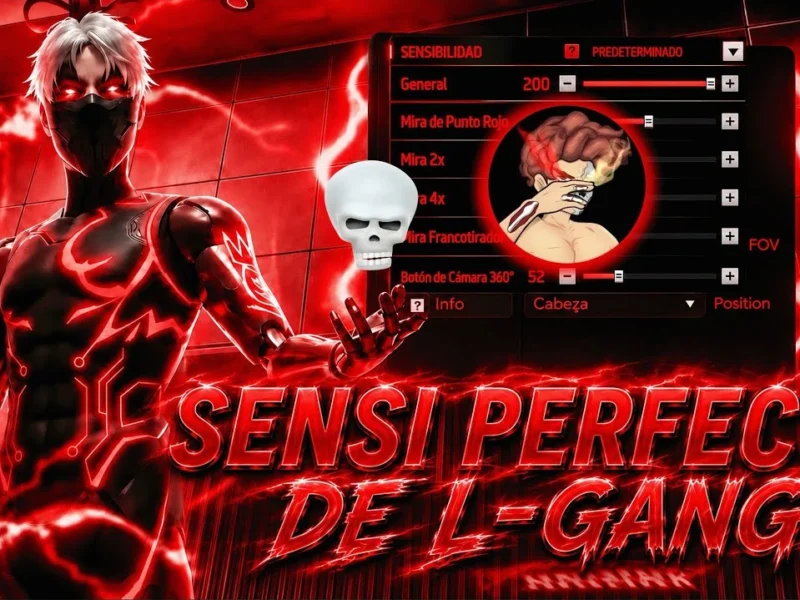 Sensibilidad de L-Gang en Free Fire