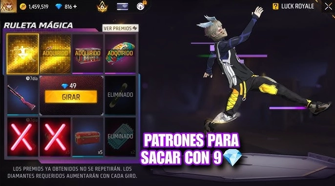Emote Englitchado Free Fire